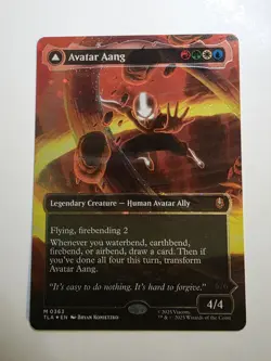 Avatar Aang (Raised Foil) Avatar: The Last Airbender Foil - Image 1