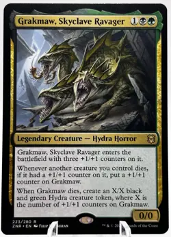 Grakmaw, Skyclave Ravager 223/280 Zendikar Rising ZNR MTG LP - Image 1