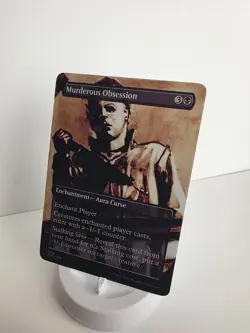 Mtg Magic Michael Myers Horror Borderless Playtest Card Matte Finish NM - Image 1