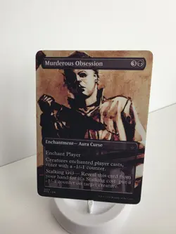 Mtg Magic Michael Myers Horror Borderless Playtest Card Matte Finish NM - Image 2