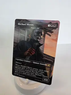 Michael Myers Borderless Playtest Card Mtg Commander EDH NM Horror Movie - Image 1