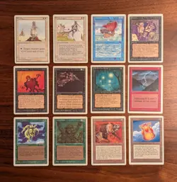 UNLIMITED Lot (12 Cards) - Magic The Gathering MTG - Vintage English - Image 1