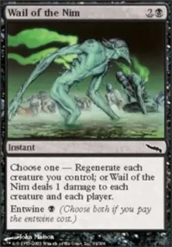 4 x Wail of the Nim - Mirrodin - NM-Mint - MTG - Image 1