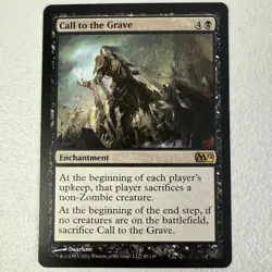 MTG Call To the Grave M12 Core 2012 Regular Rare 85/249 LP Light Play - Image 1
