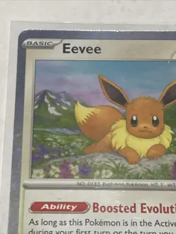 Eevee 143/191 Surging Sparks Play! Pokemon Prize Pack Series 7 Cosmo Holo - Image 4