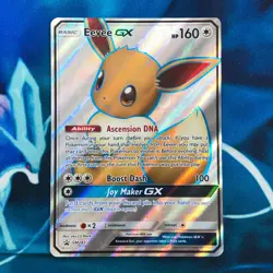 Eevee GX - SM242 - Full Art Promo Black Star Ultra Rare Holo - Pokemon Card - NM - Image 1