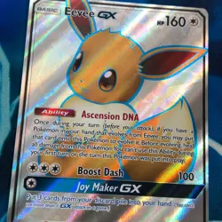 Eevee GX - SM242 - Full Art Promo Black Star Ultra Rare Holo - Pokemon Card - NM - Image 2