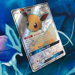 Eevee GX - SM242 - Full Art Promo Black Star Ultra Rare Holo - Pokemon Card - NM - Image 3