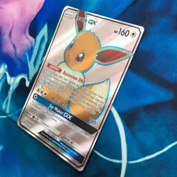 Eevee GX - SM242 - Full Art Promo Black Star Ultra Rare Holo - Pokemon Card - NM - Image 4