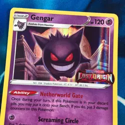Gengar - SWSH241 - Prerelease Black Star Holo Rare Promo - Pokemon Card - NM - Image 2