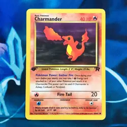 Charmander - 50/82 - 1st Edition Team Rocket Set - Pokemon Card - LP - Image 1