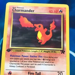 Charmander - 50/82 - 1st Edition Team Rocket Set - Pokemon Card - LP - Image 2