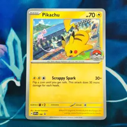 Pikachu - SVP190 - World Championships Promo Rare - Pokemon Card - NM - Image 1