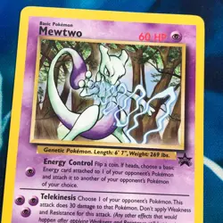 Mewtwo - 12 - Black Star Promo Rare - Pokemon Card - MP - Image 2