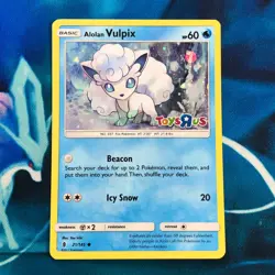 Alolan Vulpix - 21/145 - Toys-R-US Holo Promo Rare - Pokemon Card - LP - Image 1