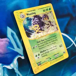 Weezing - 32/165 - Holo Rare Expedition Base Set - Pokemon Card - HP - Image 3
