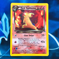 Dark Typhlosion - 10/105 - Holo Rare Neo Destiny Set - Pokemon Card - MP - Image 1