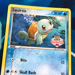 Squirtle - 63/100 - City Championships Promo Rare - Pokemon Card - LP - Image 2