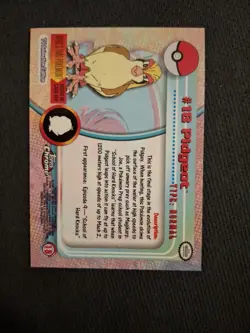 2000 Topps Chrome Pokemon Series 1 #18 Pidgeot FREE COMBINED SHIPPING - Image 3