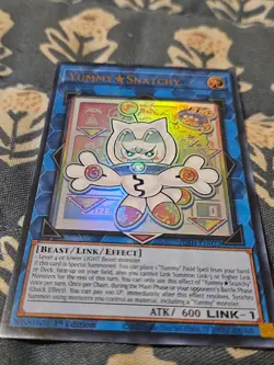 Yummy Snatchy JUSH-EN022 Ultra Rare Yugioh - Image 2