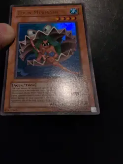 Yu-Gi-Oh! ULTRA RARE HOLO CARD TOON MERMAID MRL-072 VINTAGE PRINT LP - Image 3