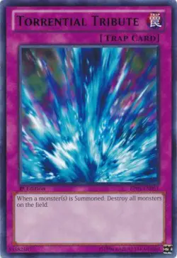 Yugioh! LP Torrential Tribute - BP01-EN051 - Rare - 1st Edition Lightly Played, - Image 1