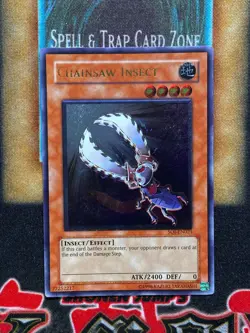 Yugioh Chainsaw Insect SOI-EN021 Ultimate Rare LP - Image 1