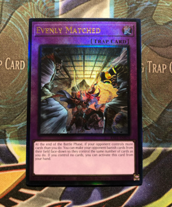 *** EVENLY MATCHED *** PRISMATIC ULTIMATE RARE 1ST EDITION RA01-EN074 YUGIOH! - Image 1