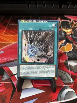 Yu-Gi-Oh! Primite Drillbeam MP25-EN115 No Name No Imprint MISPRINT - Image 1