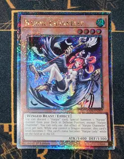 YUGIOH Harpie Channeler (RA04-EN207) Quarter Century Secret Rare 1st Ed NM - Image 1
