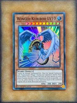 Yugioh Winged Kuriboh LV10 AC19-EN023 Super Rare 1st Ed NM - Image 1