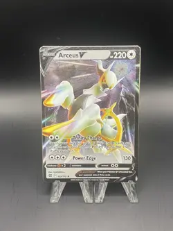 Pokemon TCG Arceus V 122/172 GameStop UPC Metal Card Holo Rare - Image 1