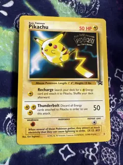 Pokemon Pikachu the First Movie #4 Promo Card Near Mint - Image 1