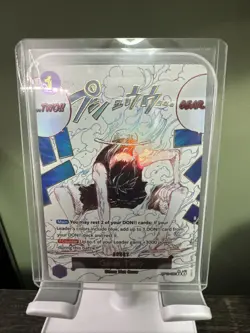 One Piece TCG Gear 2 Op11-080 R Parallel Card English A Fist Of Divine Speed NM - Image 1