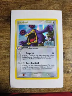 Pokemon EX Crystal Guardians Reverse Holo Rare Card 23/100 Loudred MP - Image 1