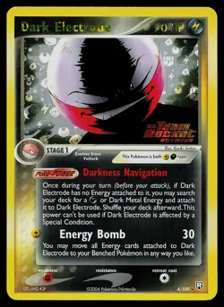 Pokemon Card - Dark Electrode Team Rocket Returns 4/109 Reverse Holo Stamped - Image 1