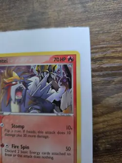 Pokemon TCG Entei 1/17 Pop Series Promos 2 Rare Holo Card, Lightly Played - Image 5