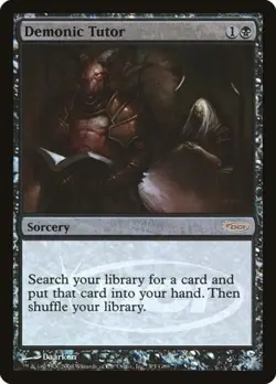 MTG English Demonic Tutor NM Foil Promos: Judge - Image 1