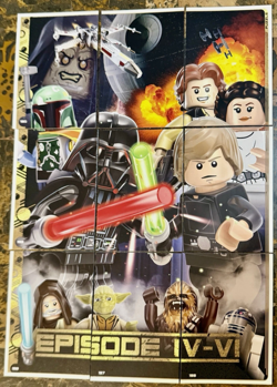 Blue Ocean LEGO Star Wars Series 5 Trading Cards - Puzzle #1,2,3 - Card#181-207 - Image 2