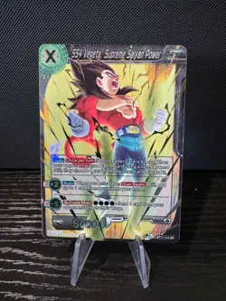 Dragon Ball Super Card Game | SS4 Vegeta, Supreme Saiyan Power | BT11-124 SR - Image 1