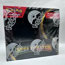 Pokemon TCG Mega Evolution Booster Box 2025 with Promo Card 36 Packs Sealed - Image 1