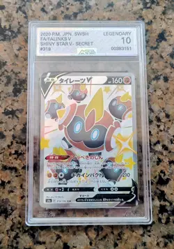 ✨Falinks V Full Art Shiny Star V Pokemon Card AGS 10 LEGENDARY Jap 319/190 2020✨ - Image 1