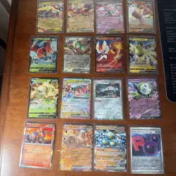 Pokemon 16 Card Lot nm Ex Rares V Holos Mega Cinderace Entei L31 - Image 1