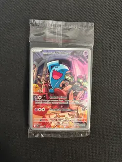 Team Rocket's Wobbuffet 203 Sv: Scarlet & Violet Promo Cards Holo sealed - Image 1