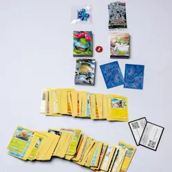 Pokemon TCG Eevee Lunchbox Treasure Chest Tin With accessories And 50+ Cards - Image 3