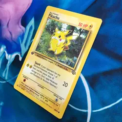 Pikachu - 60/64 - 1st Edition Jungle Set - Pokemon Card - MP - Image 4