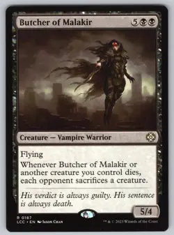 Butcher of Malakir R Commander: The Lost Caverns of Ixalan #187 NM Normal - Image 1