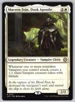 Mavren Fein, Dusk Apostle R Commander: The Lost Caverns of Ixalan #133 NM Normal - Image 1