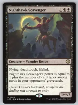 Nighthawk Scavenger R Commander: The Lost Caverns of Ixalan #203 NM Normal - Image 1
