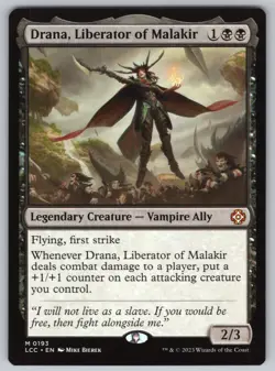 Drana, Liberator of Malakir M Commander: The Lost Caverns of Ixalan #193 NM Norm - Image 1